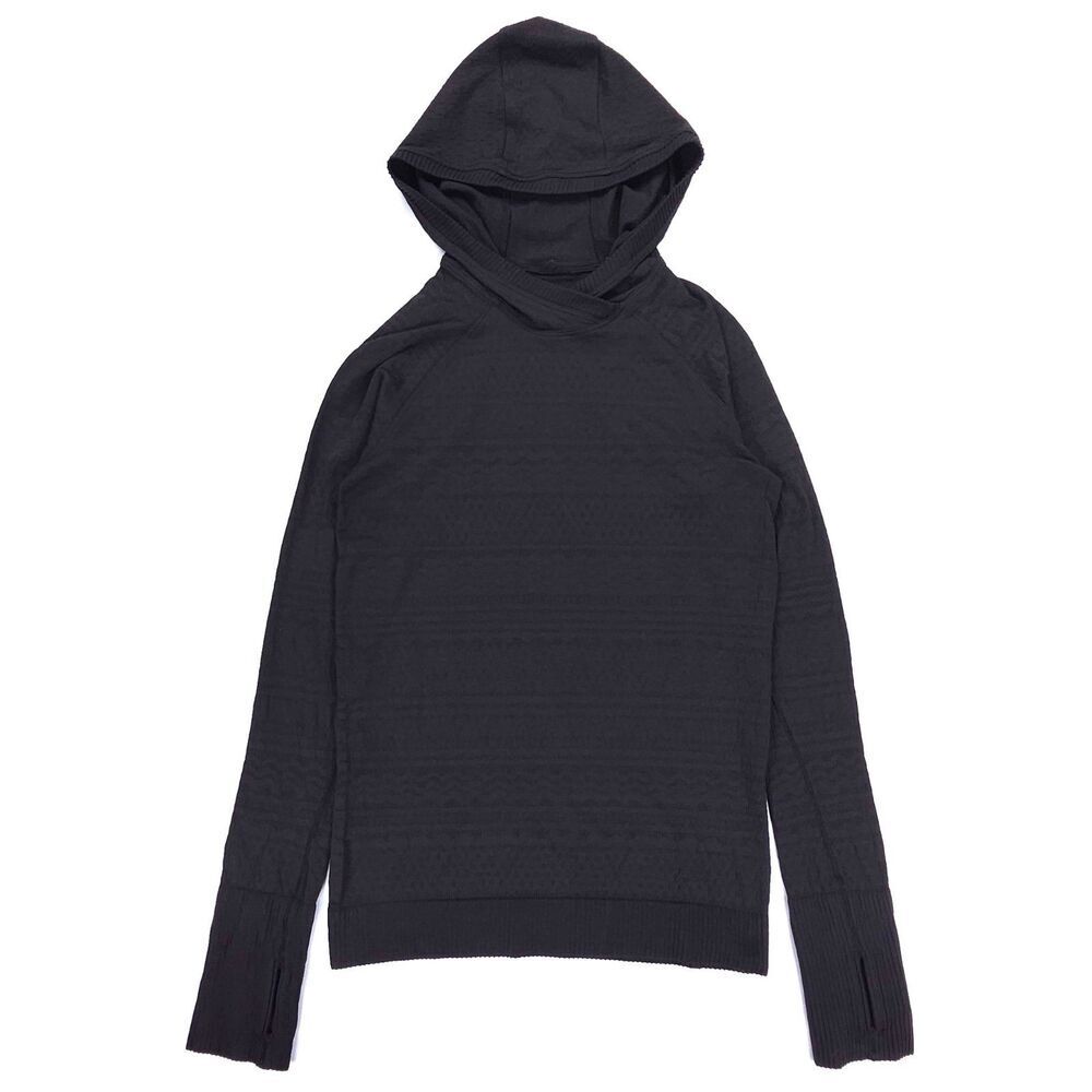 LULULEMON Rest Less Hoodie Black Running Pullover Minimal Athleisure Sporty Yoga